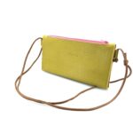 Crossbody trio pistach - roze - bruin